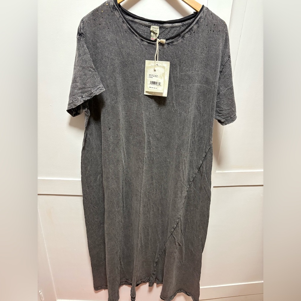Magnolia Pearl Charcoal Ozzy Boyfriend Tee Dress